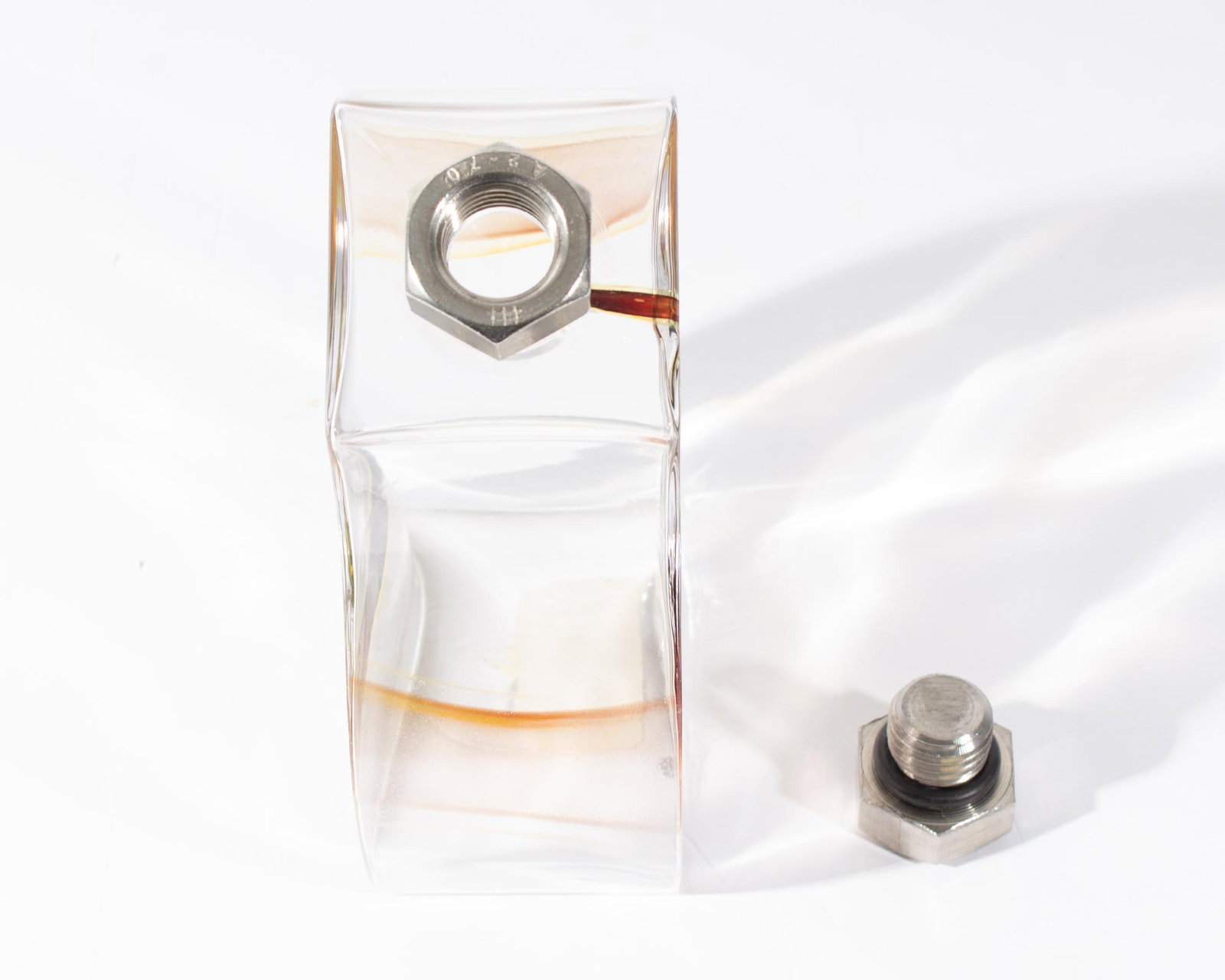Glass "Macho" Decanter by Kjell Engman for Kosta Boda - 4