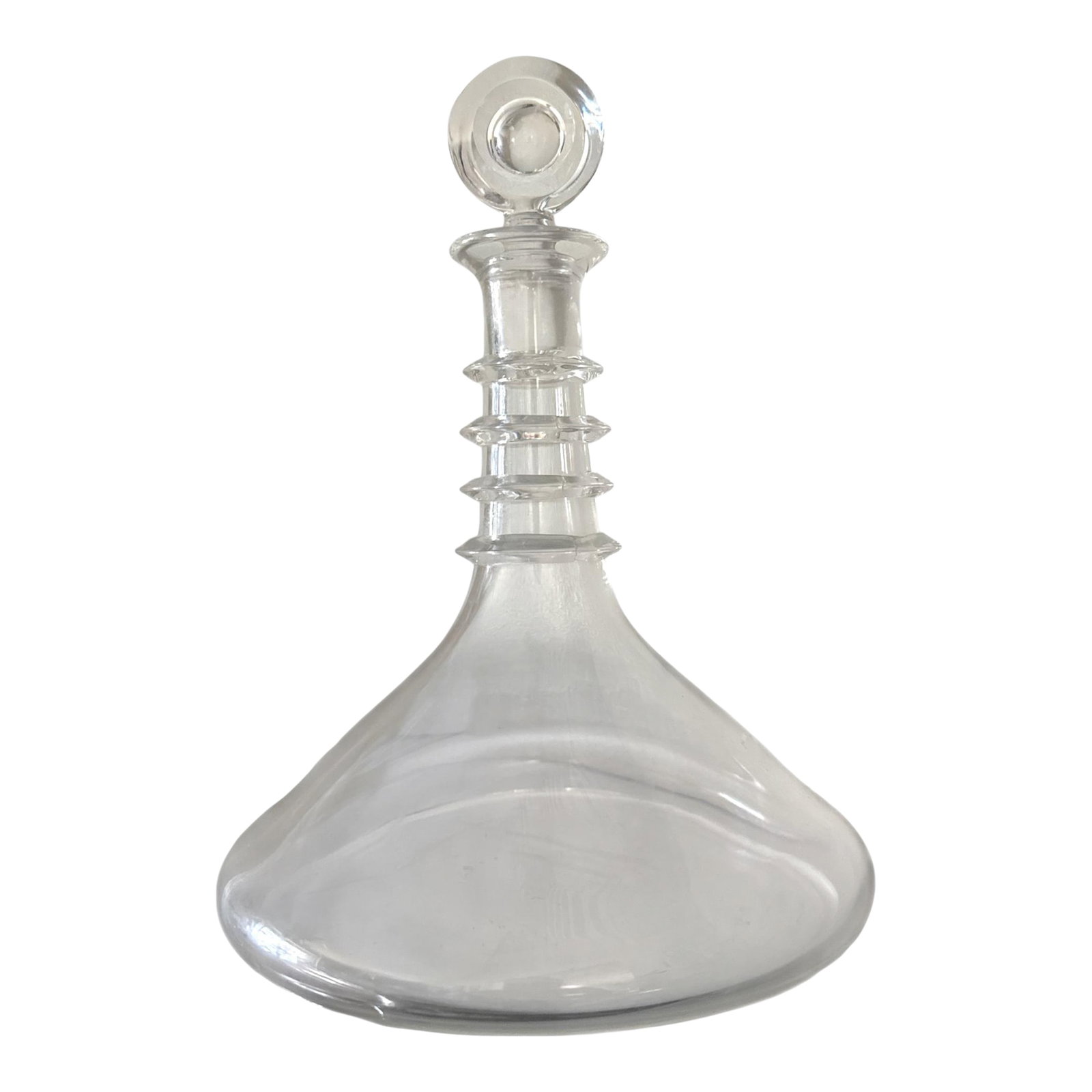 1950s Mid-Century Modern Steuben Crystal Ship's Decanter - 10.5" Tall (1 of 5)