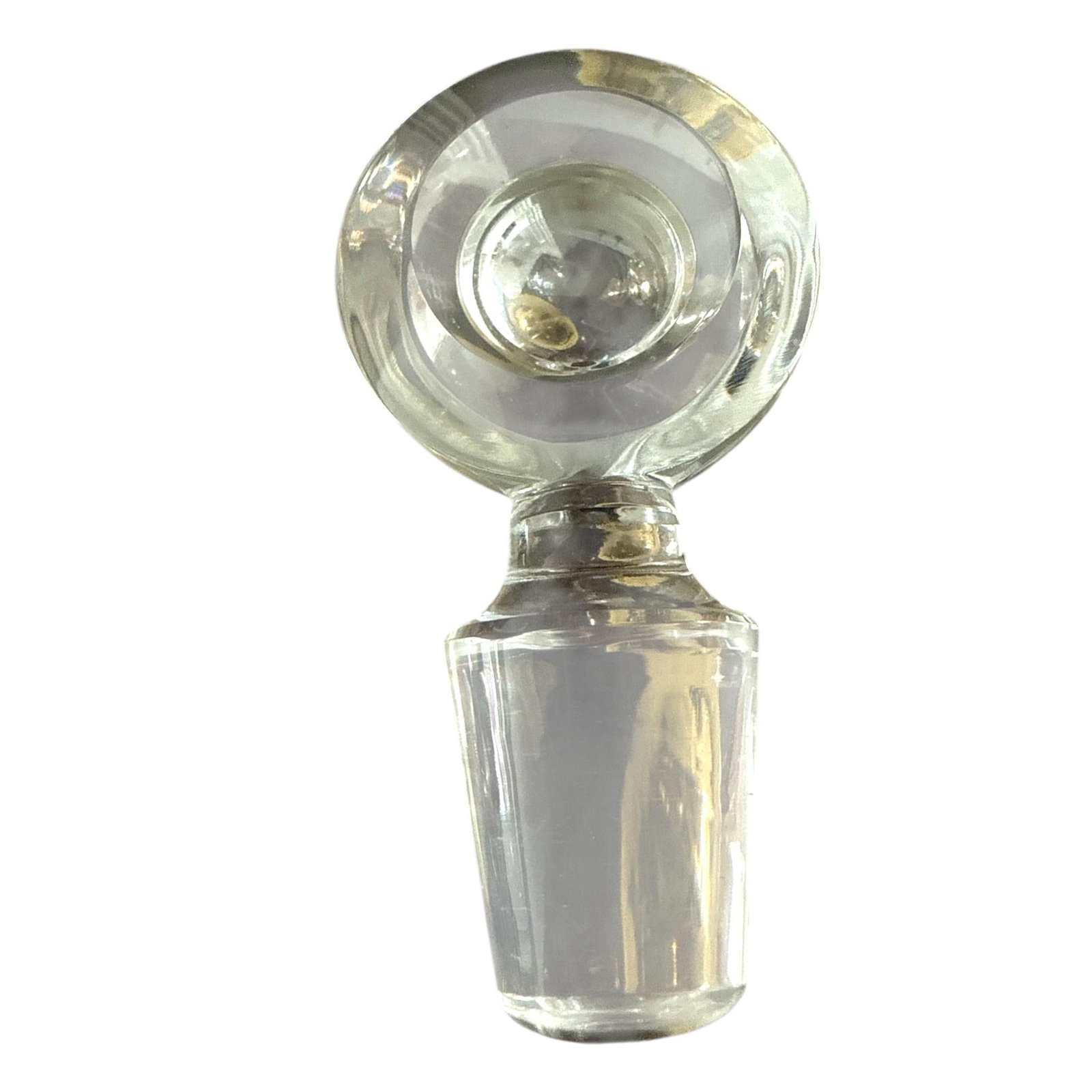 1950s Mid-Century Modern Steuben Crystal Ship's Decanter - 10.5" Tall - 3