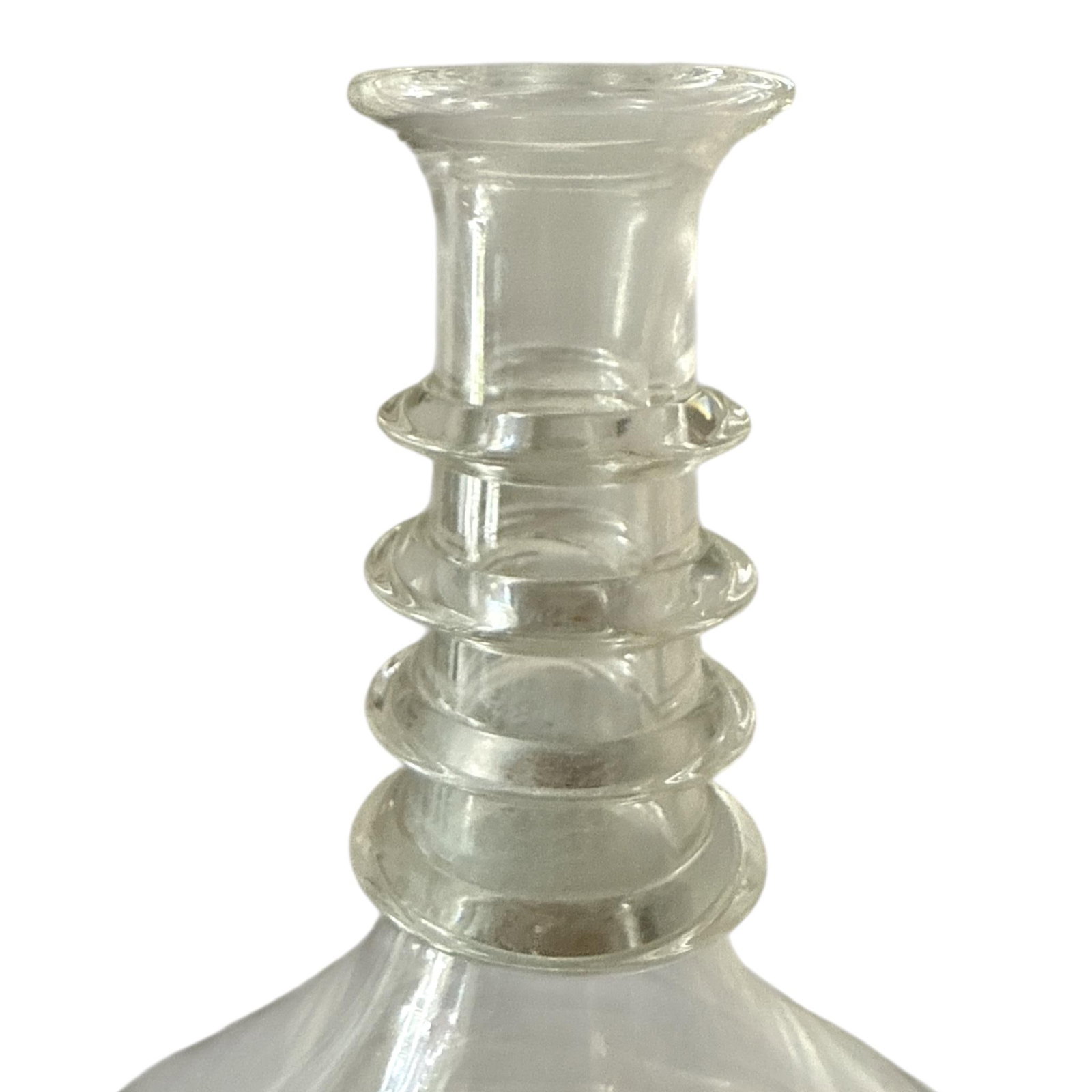 1950s Mid-Century Modern Steuben Crystal Ship's Decanter - 10.5" Tall - 4
