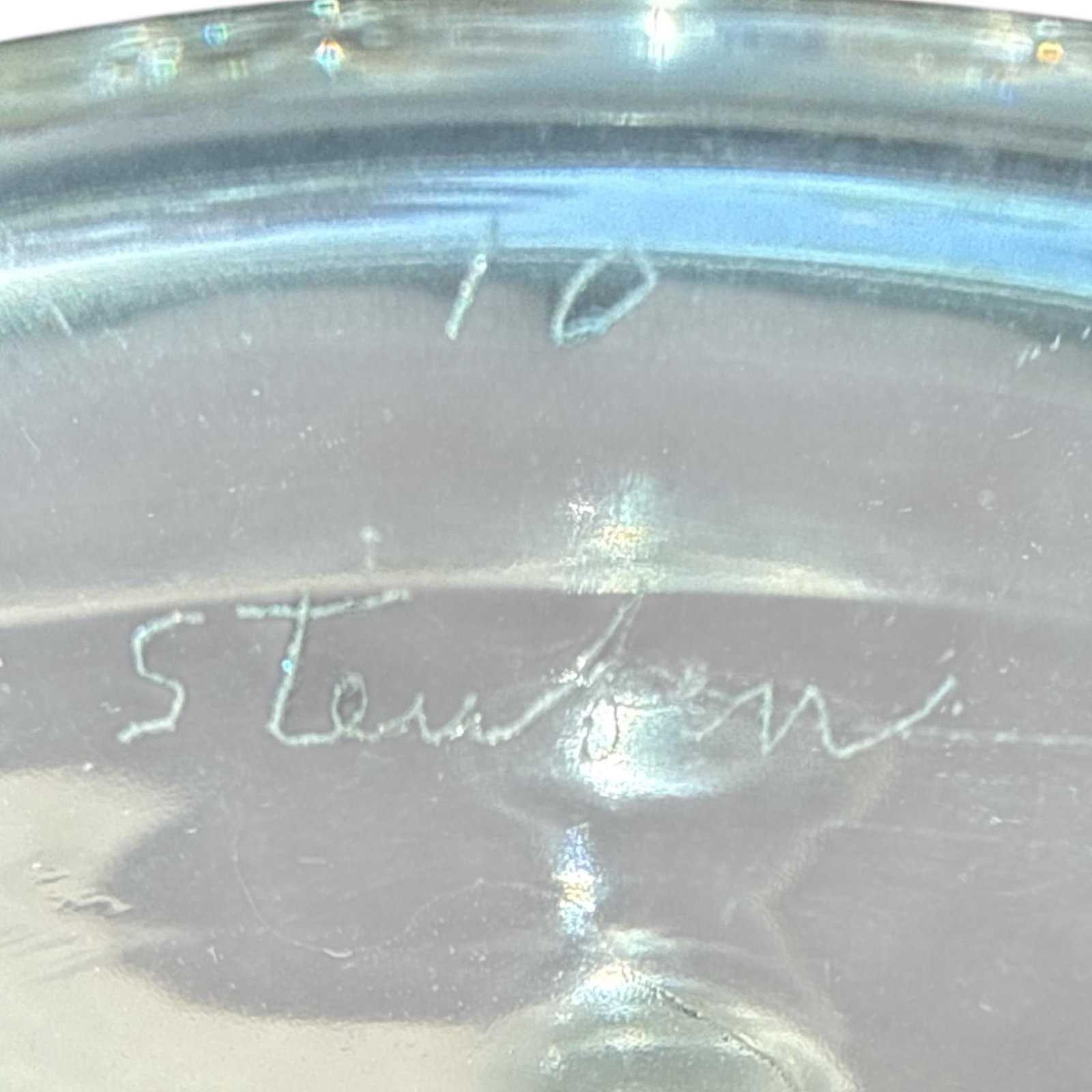 1950s Mid-Century Modern Steuben Crystal Ship's Decanter - 10.5" Tall - 5