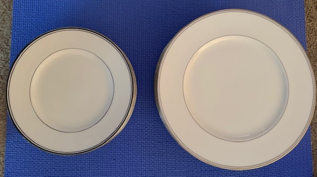 Fine China-Waterford Kilbarry Platinum (Place Setting for 12)-72 Piece New - 12