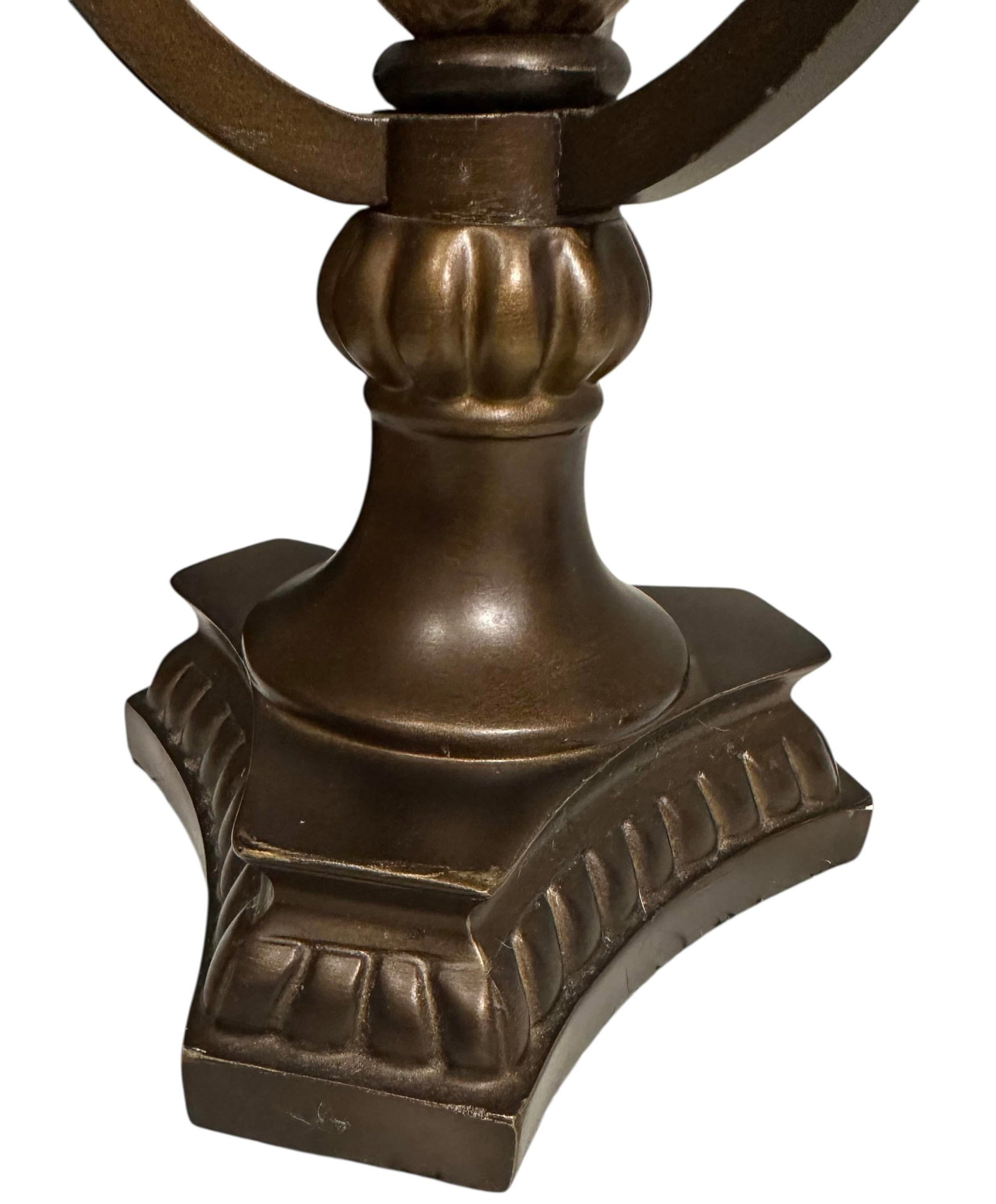 A Pair of Vintage Marble and Bronze Table Lamps - 12