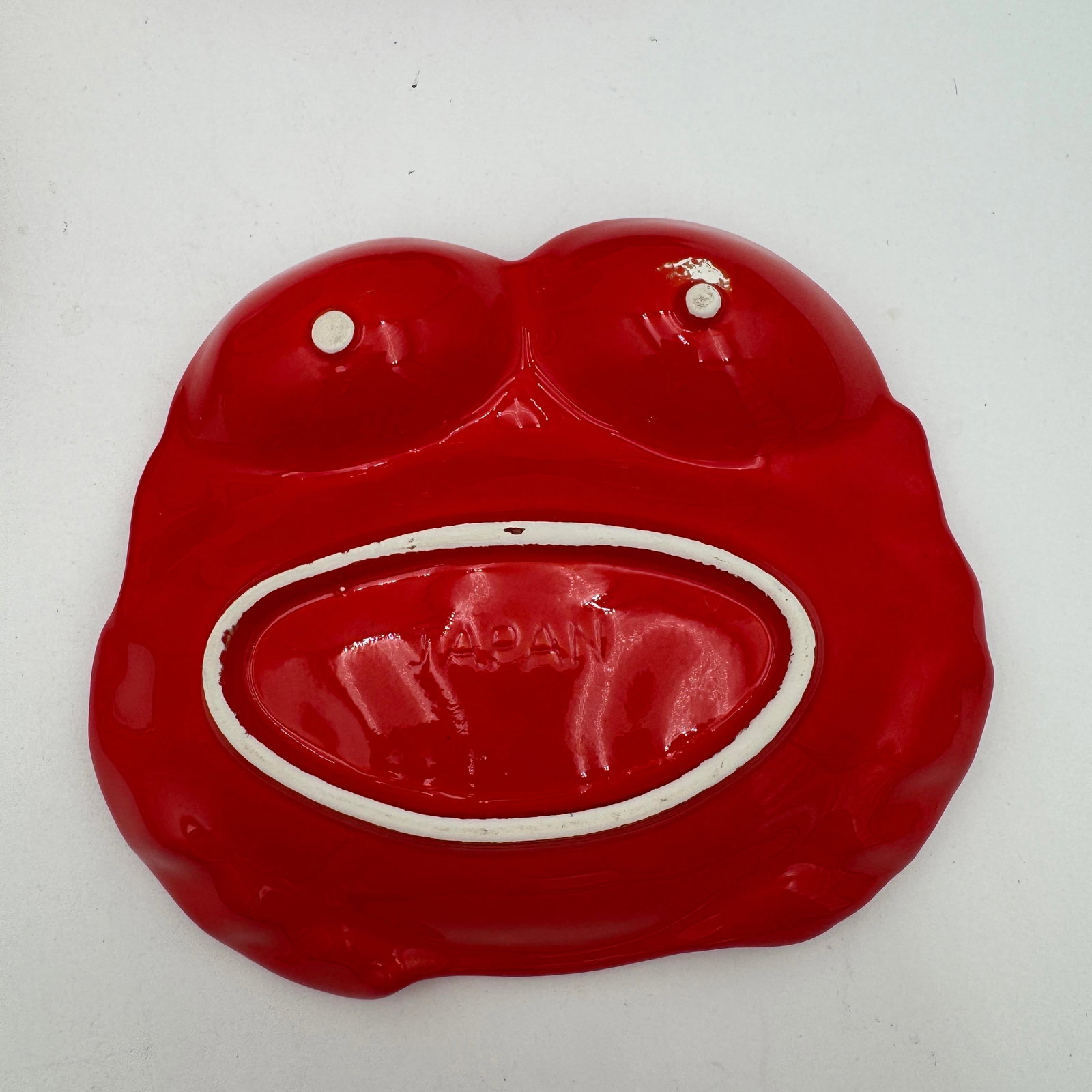 1950s Mid Century Modern Crab Plates "Japan" Ceramic Dish Candy Nut Dip - Set of 4 - 3