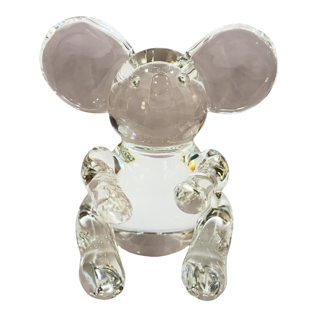 1950s Steuben Crystal Koala Bear Sculpture - Signed - 5.5" Tall (1 of 5)