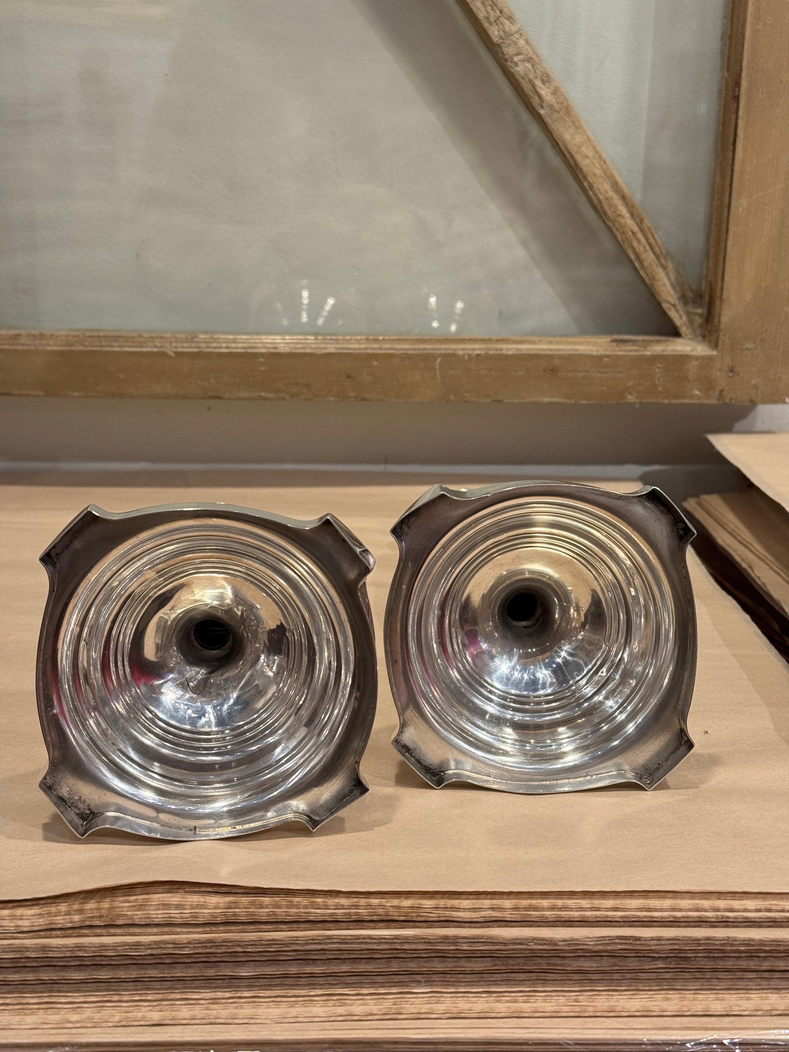 Mid 20th Century Victor Siedman Sterling Silver Candlesticks - 5
