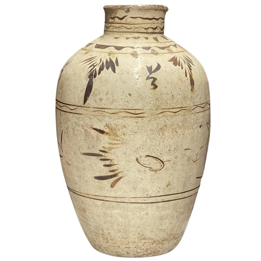 Antique Cizhou Wine Jar - 6