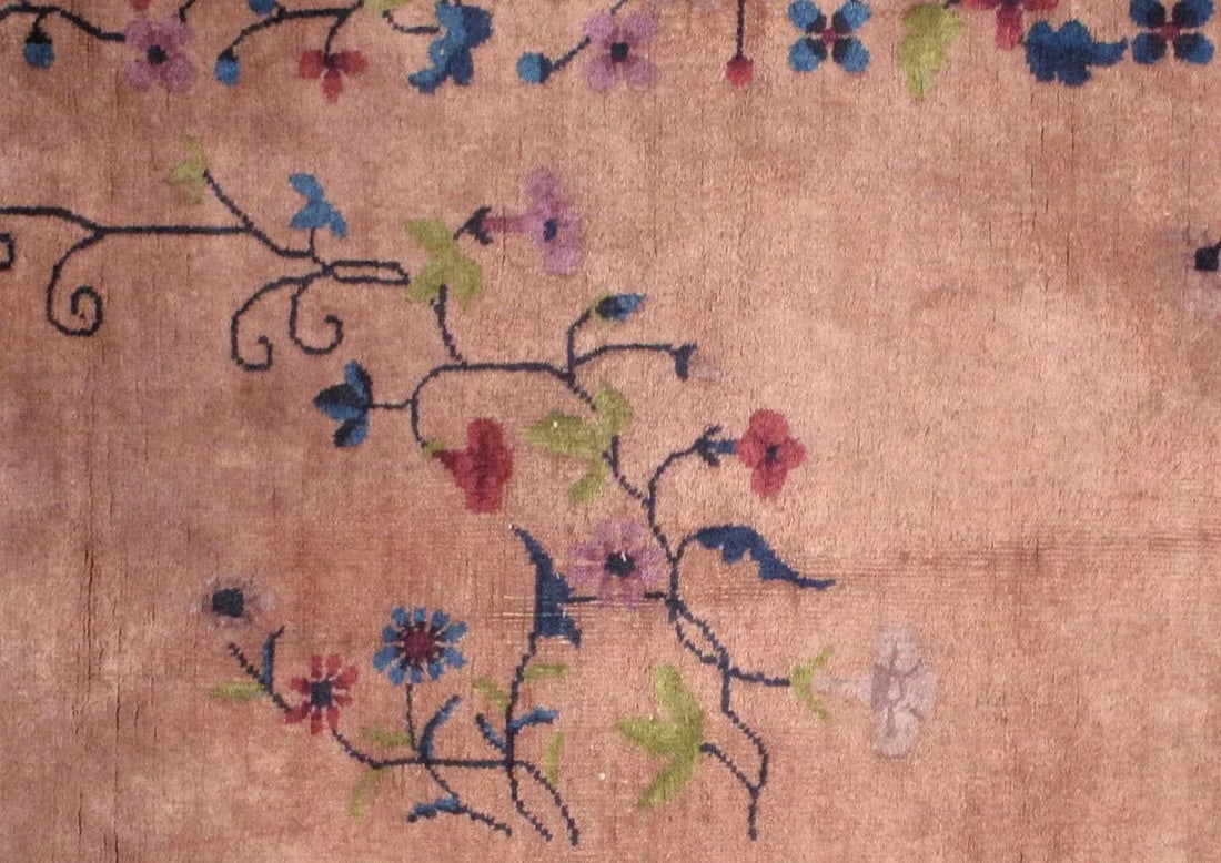 1920s Handmade Antique Art Deco Chinese Rug 3' X 6' - 3