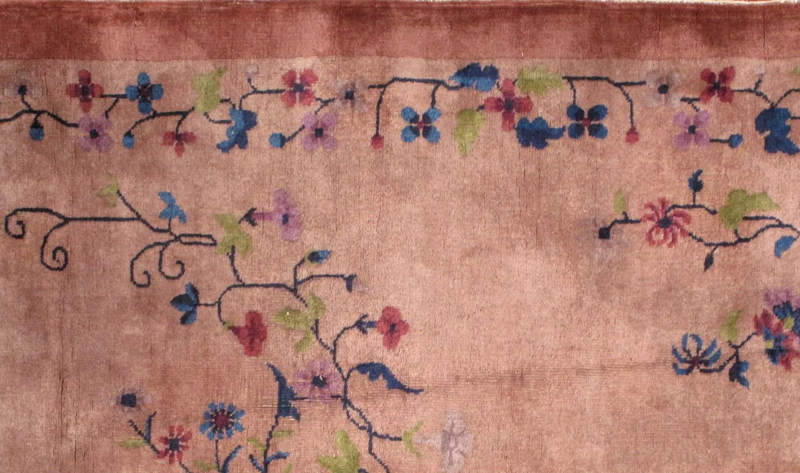 1920s Handmade Antique Art Deco Chinese Rug 3' X 6' - 5