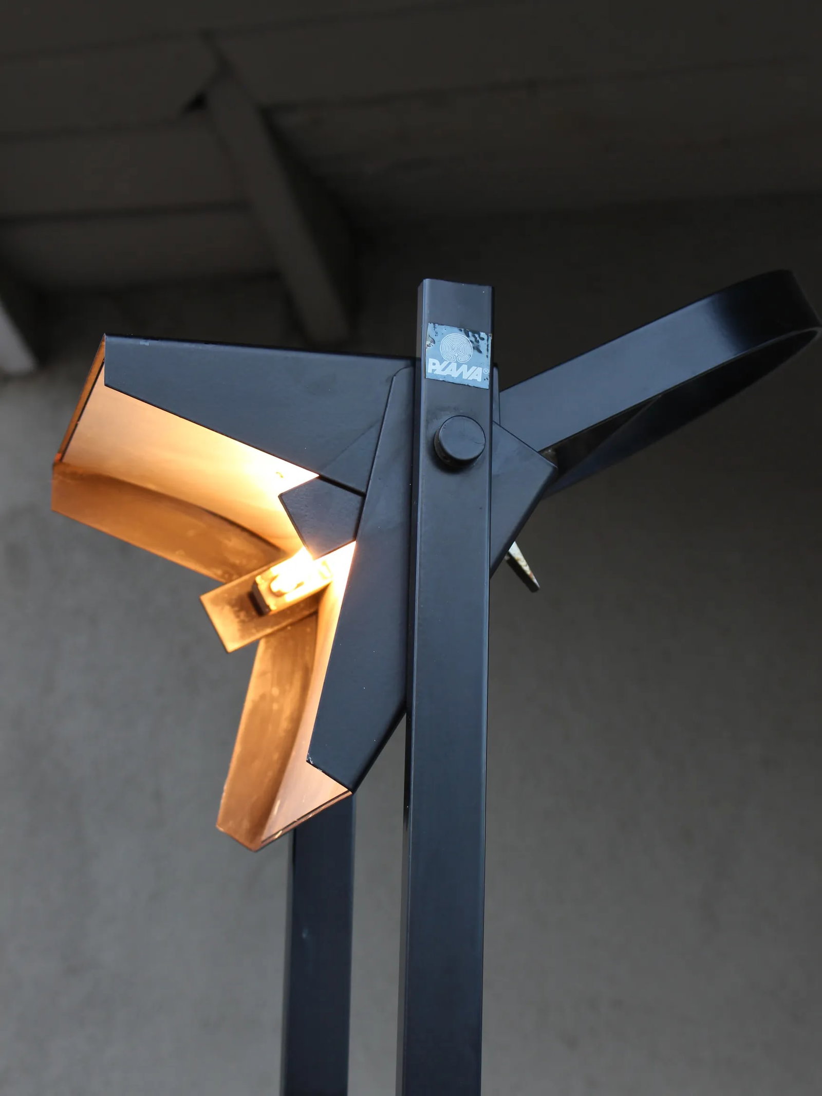 1980's Italian Postmodern Metal Floor Lamp by Plana Milano - 10