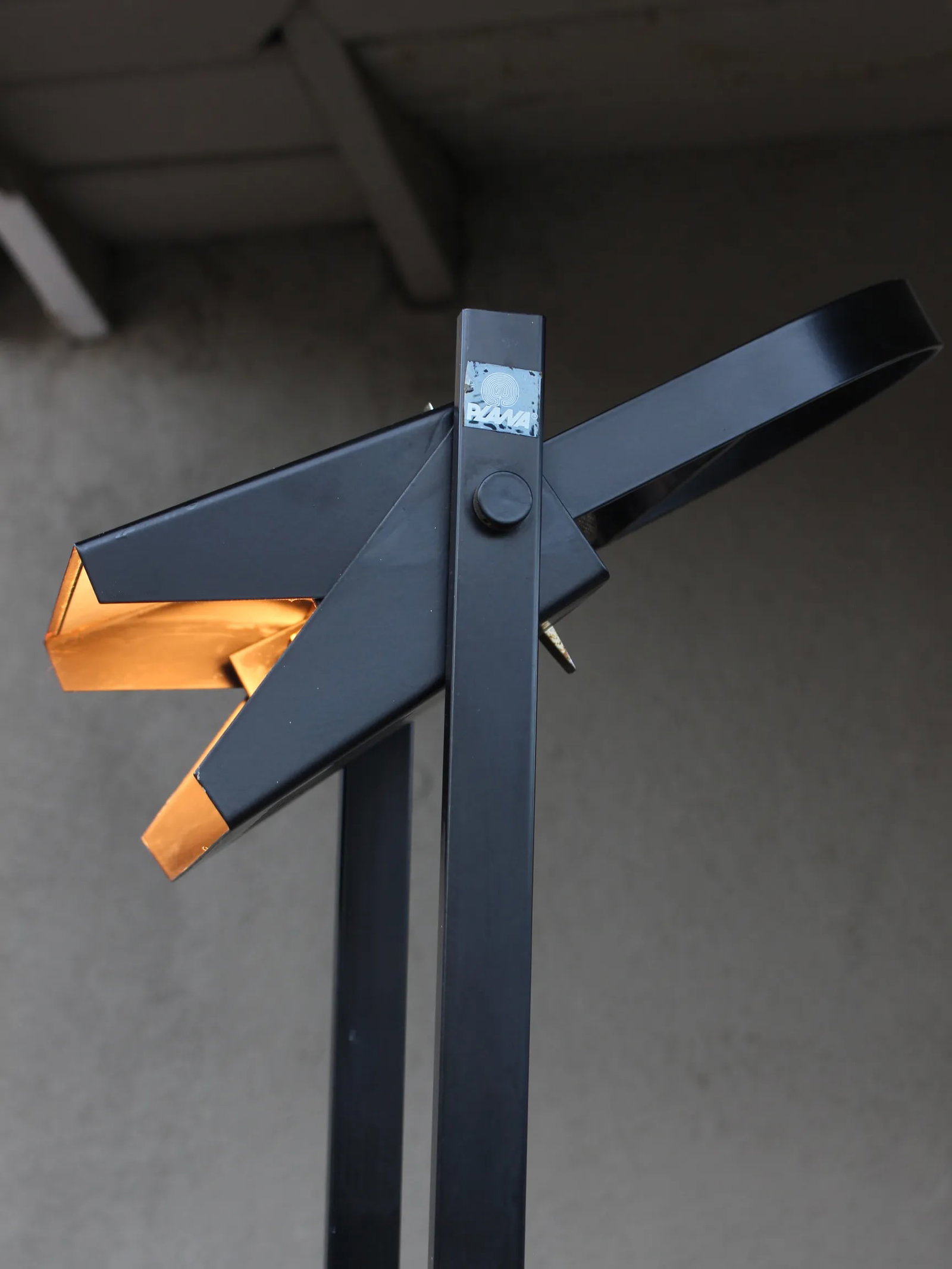 1980's Italian Postmodern Metal Floor Lamp by Plana Milano - 11