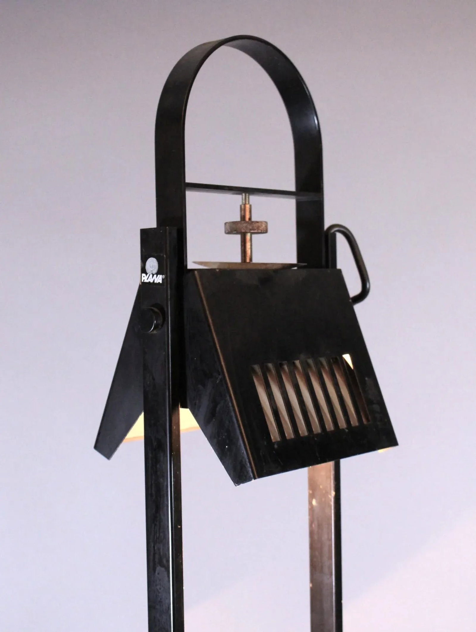 1980's Italian Postmodern Metal Floor Lamp by Plana Milano - 15