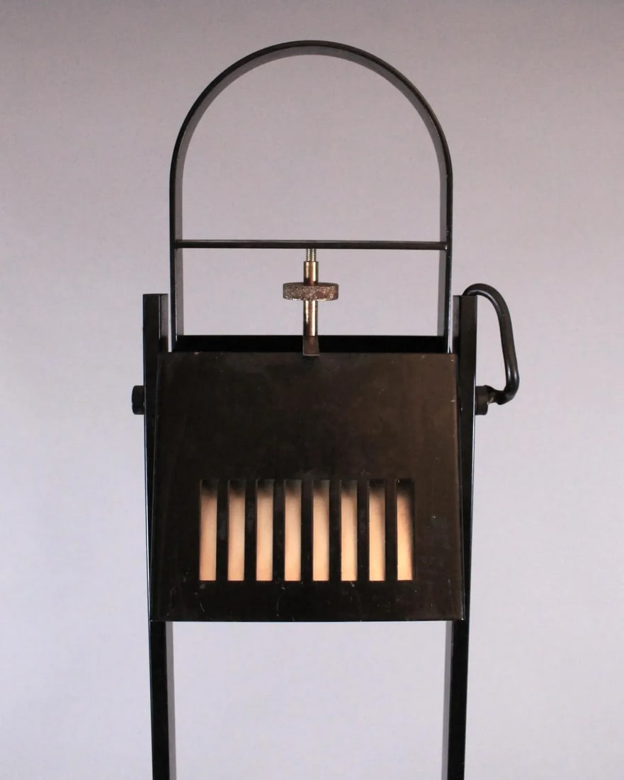 1980's Italian Postmodern Metal Floor Lamp by Plana Milano - 16