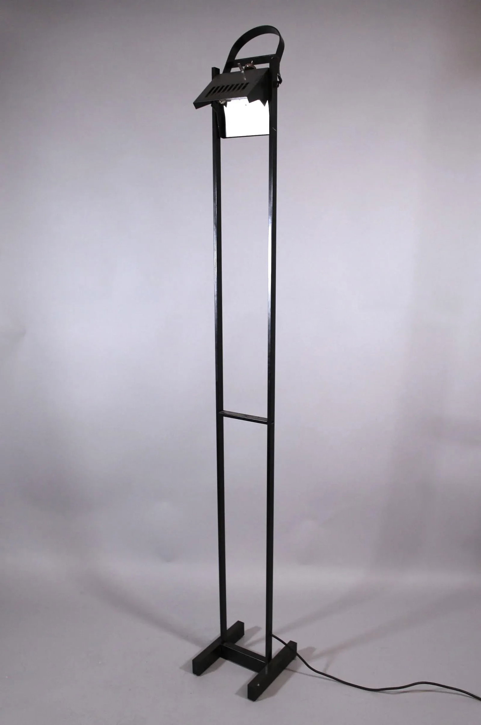 1980's Italian Postmodern Metal Floor Lamp by Plana Milano - 2