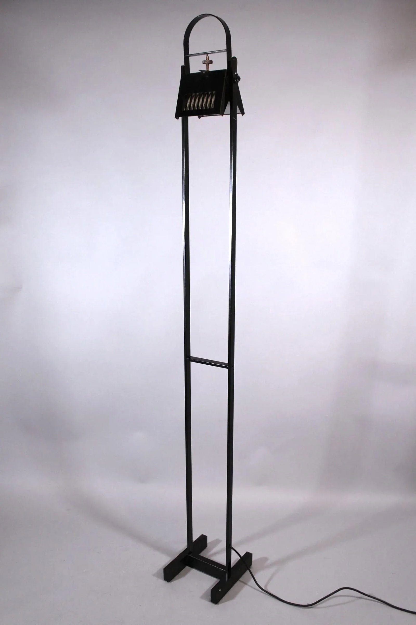1980's Italian Postmodern Metal Floor Lamp by Plana Milano - 3