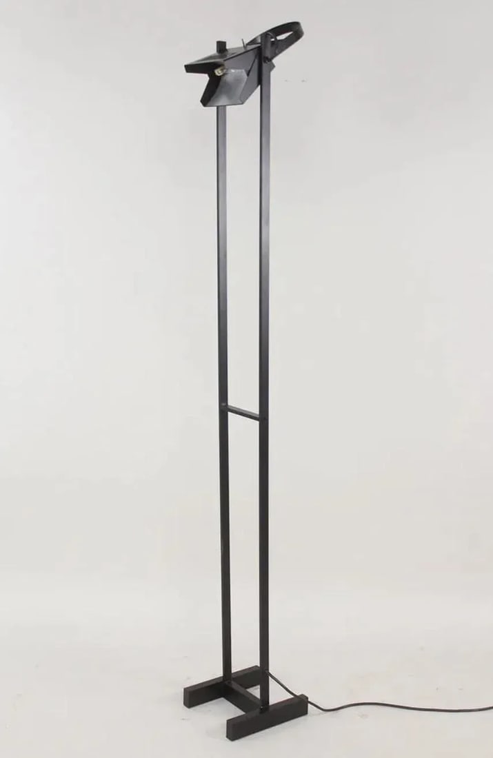 1980's Italian Postmodern Metal Floor Lamp by Plana Milano - 4