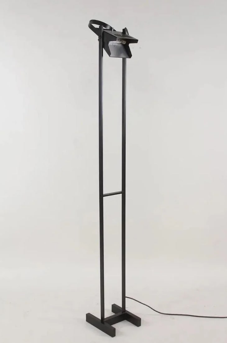 1980's Italian Postmodern Metal Floor Lamp by Plana Milano - 5