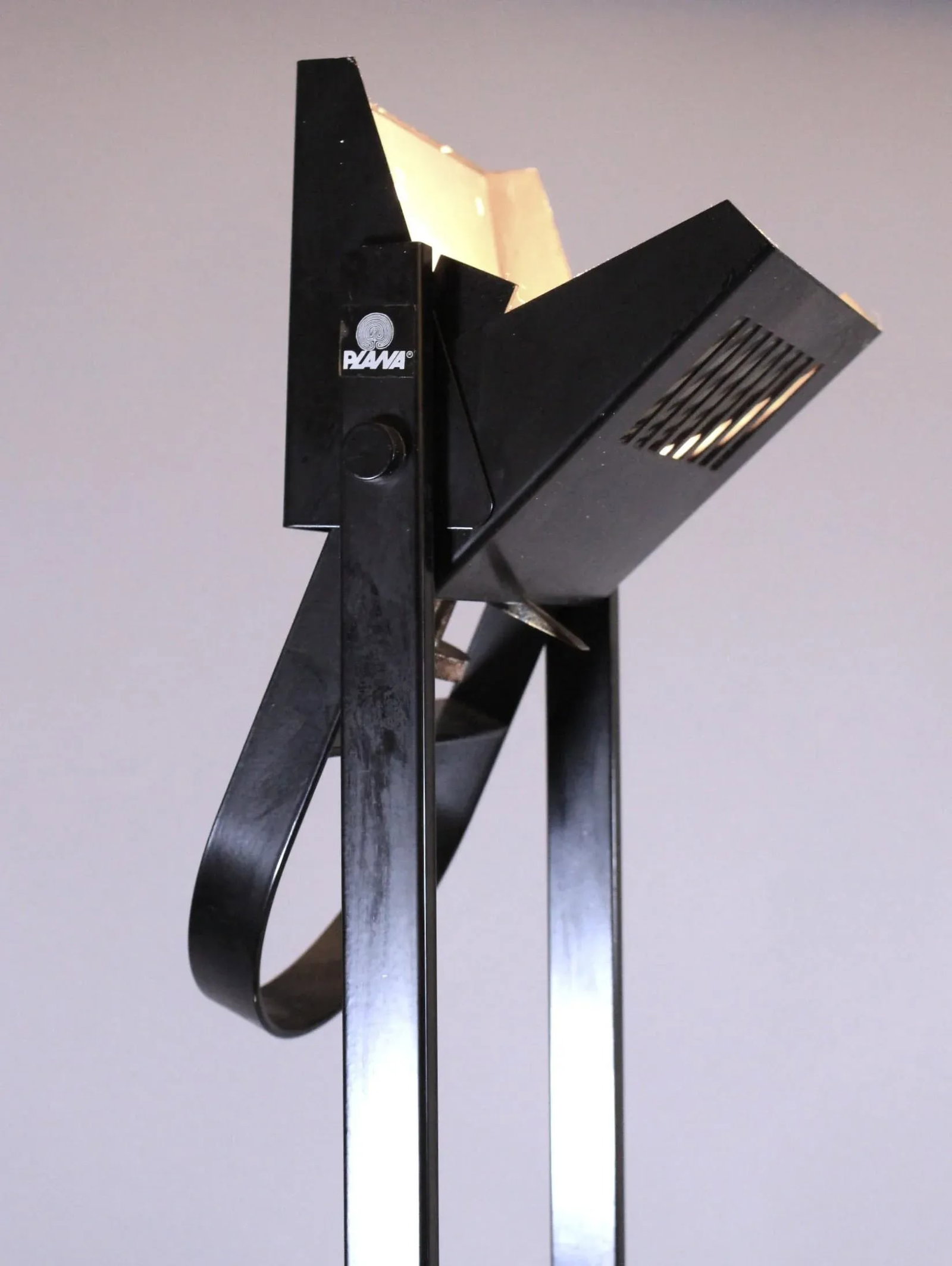 1980's Italian Postmodern Metal Floor Lamp by Plana Milano - 9