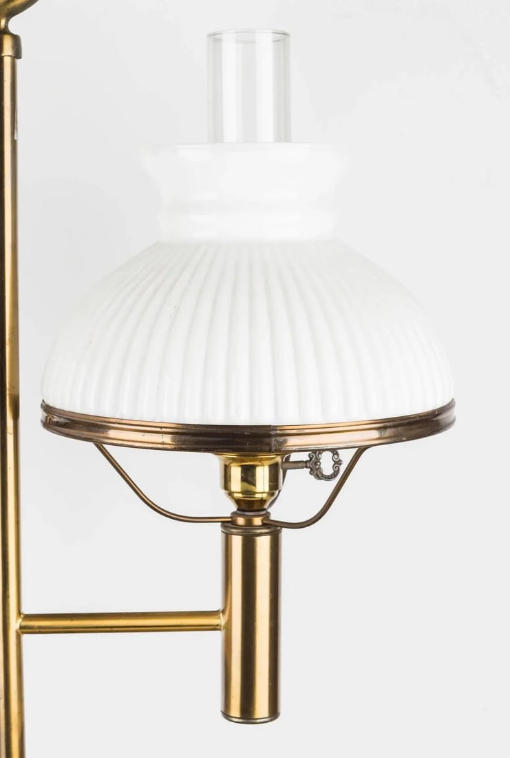 Mid-Century Double Light Student Table Lamp - 3