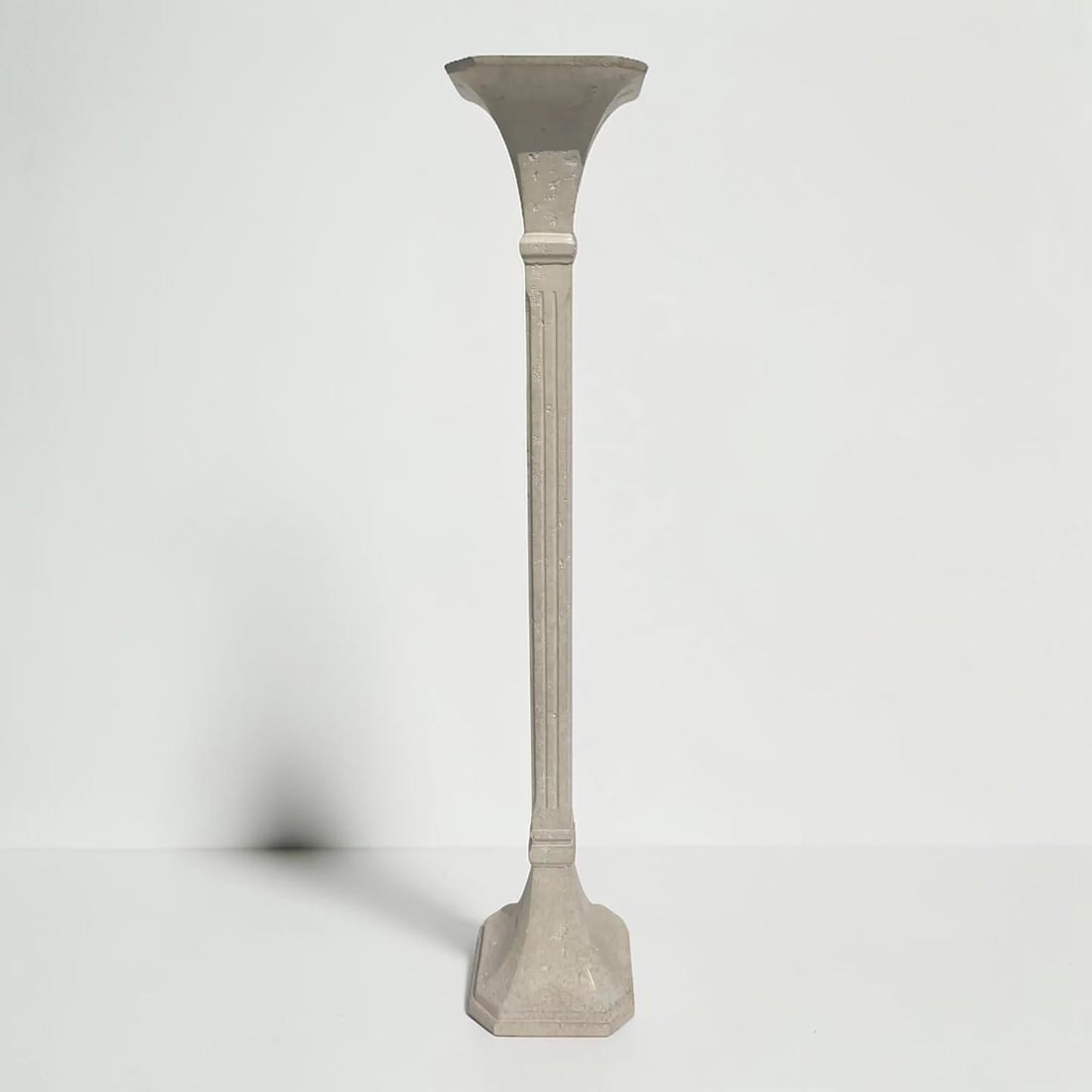 Vintage Travertine Stone Floor Lamp - 2