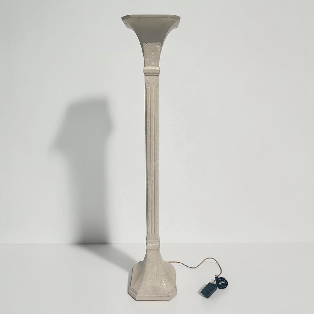 Vintage Travertine Stone Floor Lamp - 3