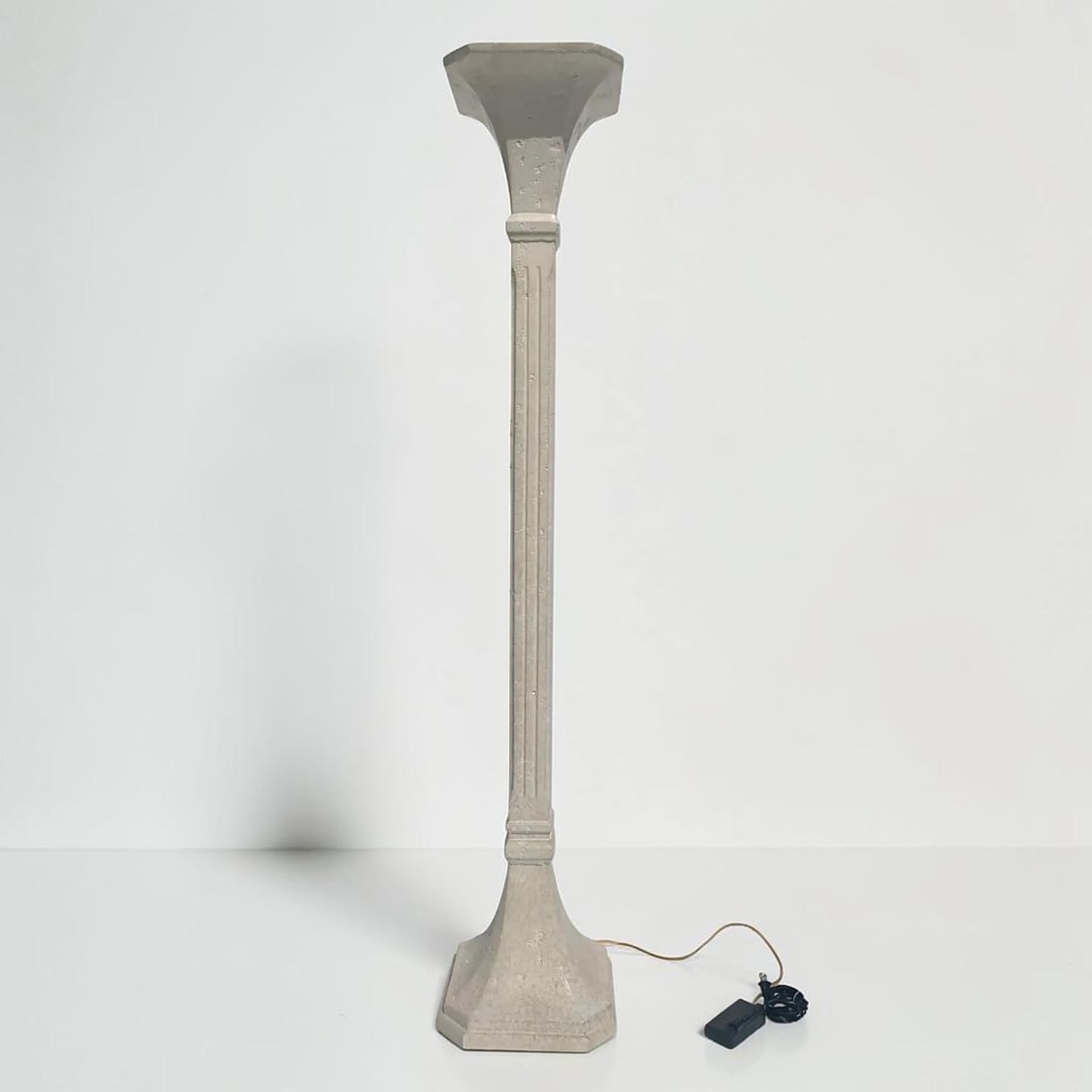 Vintage Travertine Stone Floor Lamp - 5