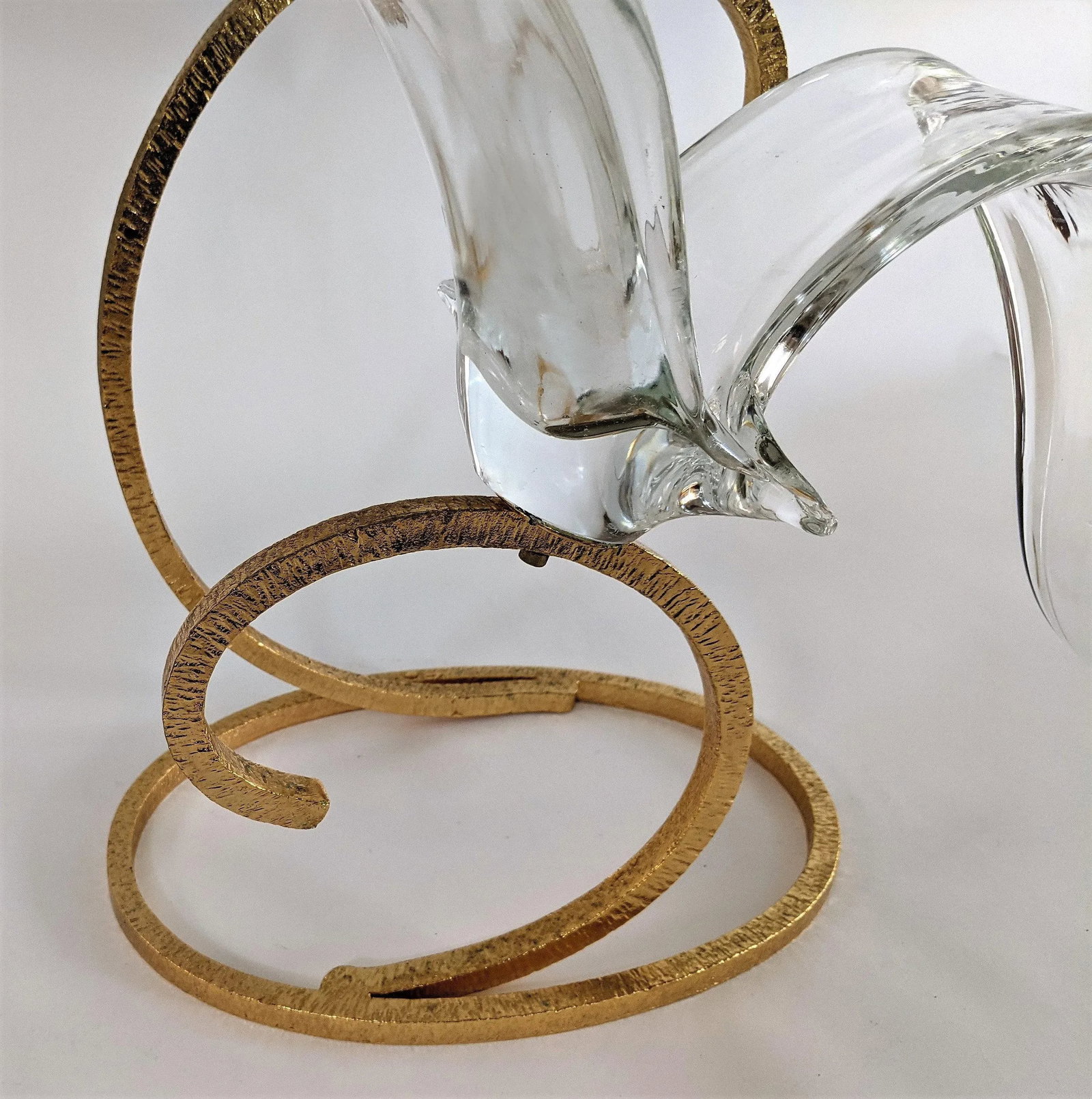 Licio Zanetti Murano Art Glass Sculpture Seagulls Signed - 11
