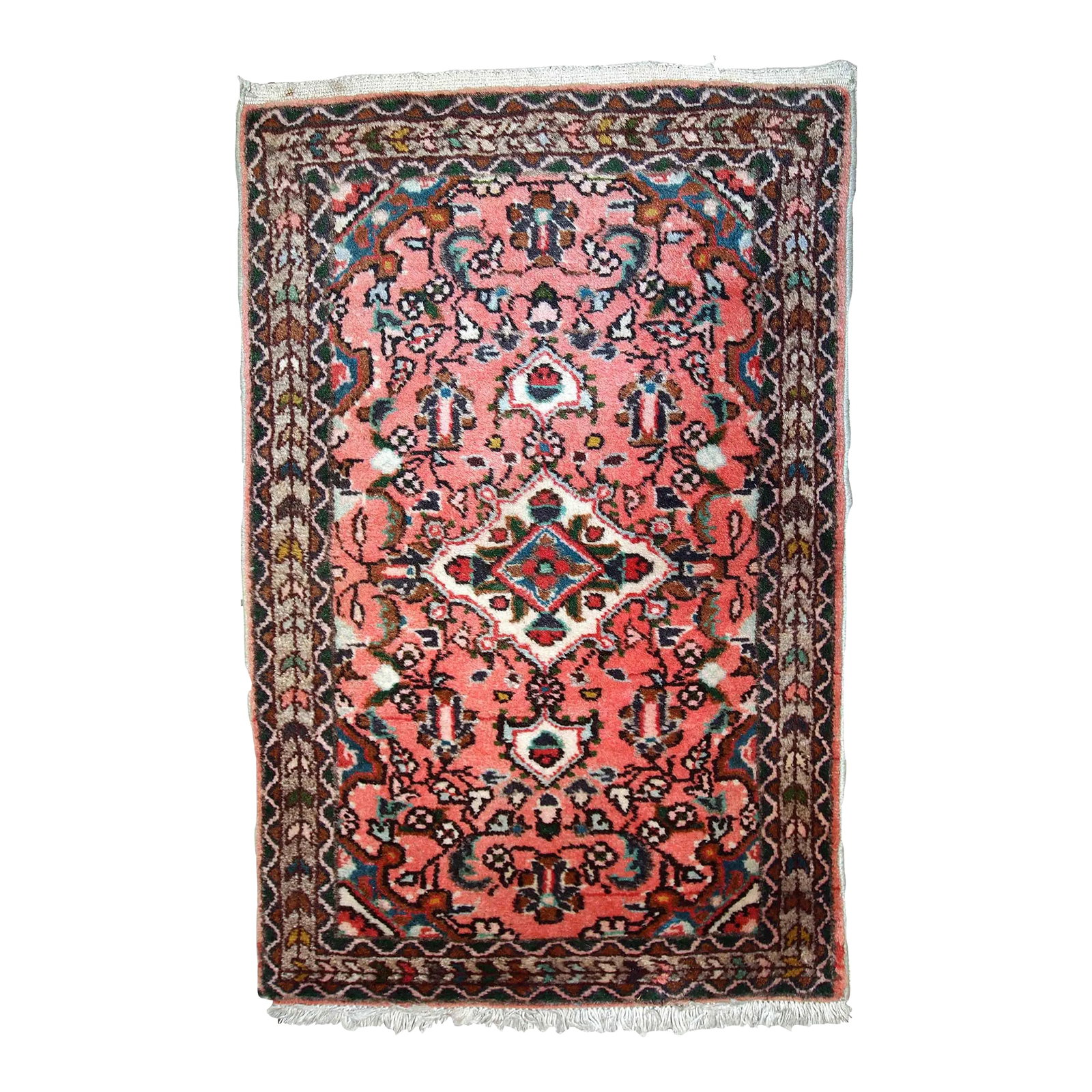 1970s Handmade Vintage Persian Lilihan Rug (1 of 10)