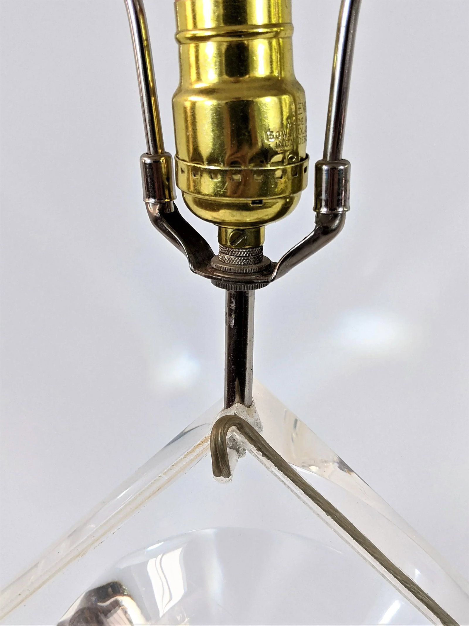 1970s Van Teal Abstract Signed Lucite Lamp Mid Century Modern - 6