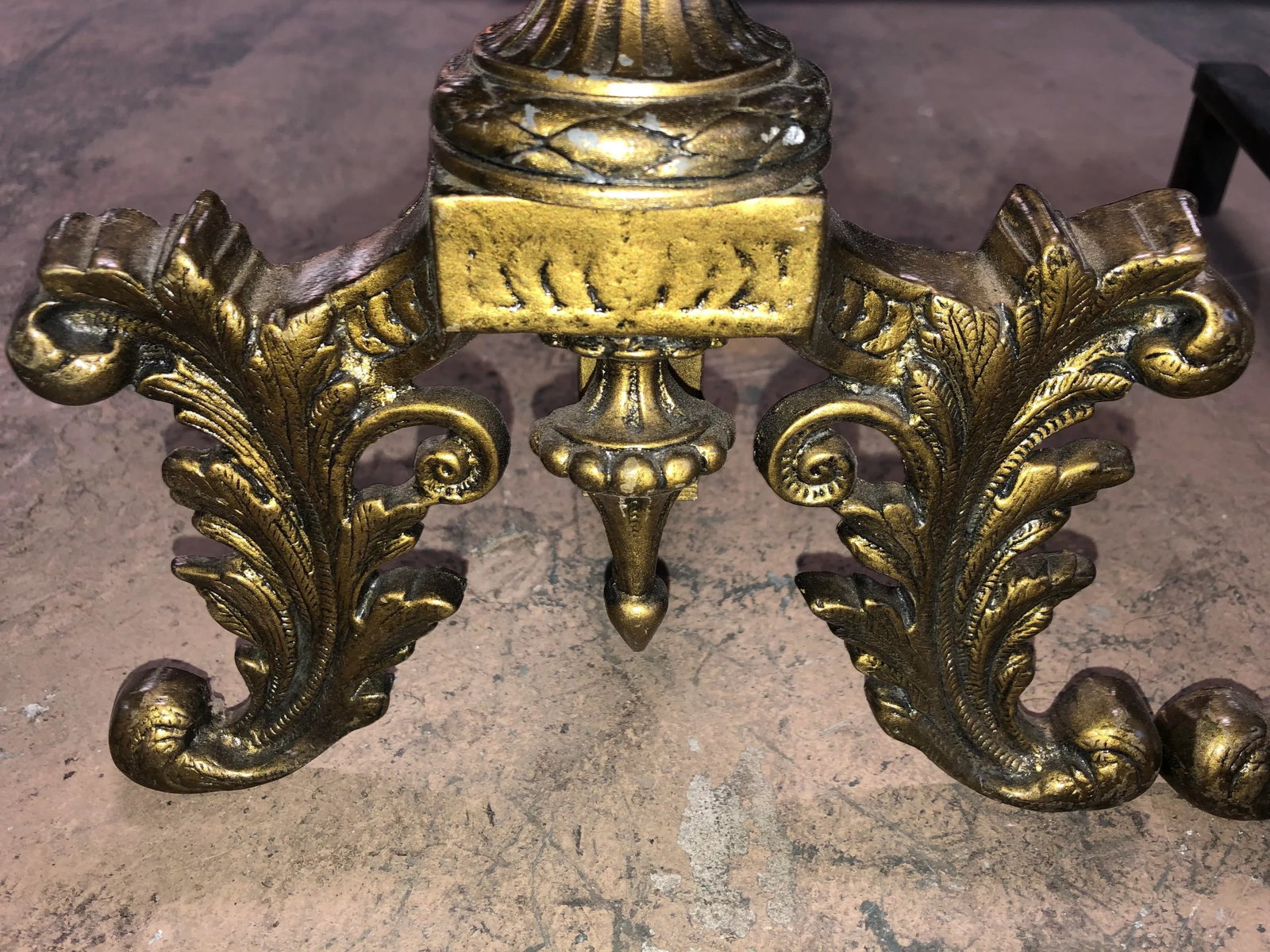 Early 20th Century Antique Fireplace Andirons - a Pair - 8