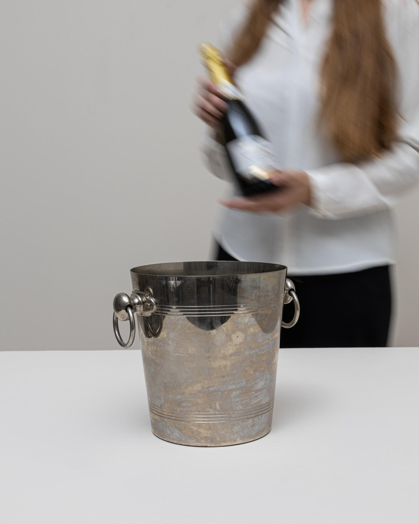 20th Century French Silver Plated Champagne Bucket - 4