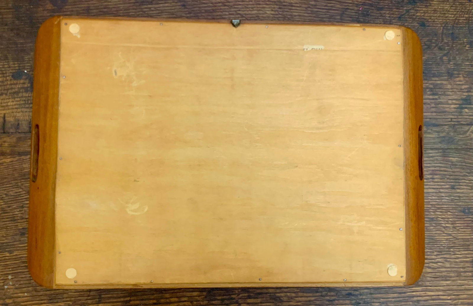 1930s Brazilian Art Deco Butterfly Wing Cocktail Tray Santo's Landscape - 6