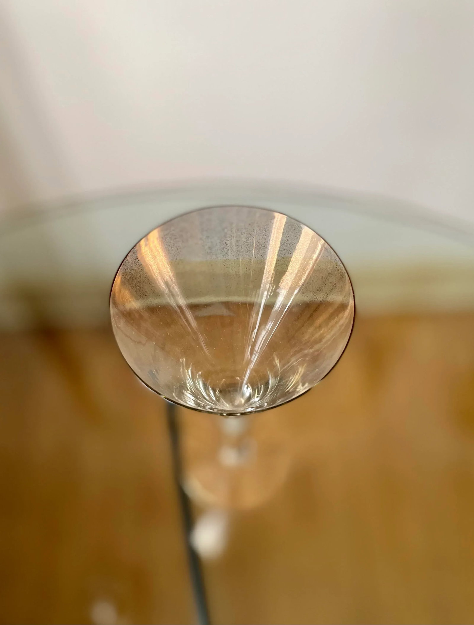 Vintage Dorothy Thorpe Gold Fleck Cocktail/Champagne Glasses- Set of 6 - 11