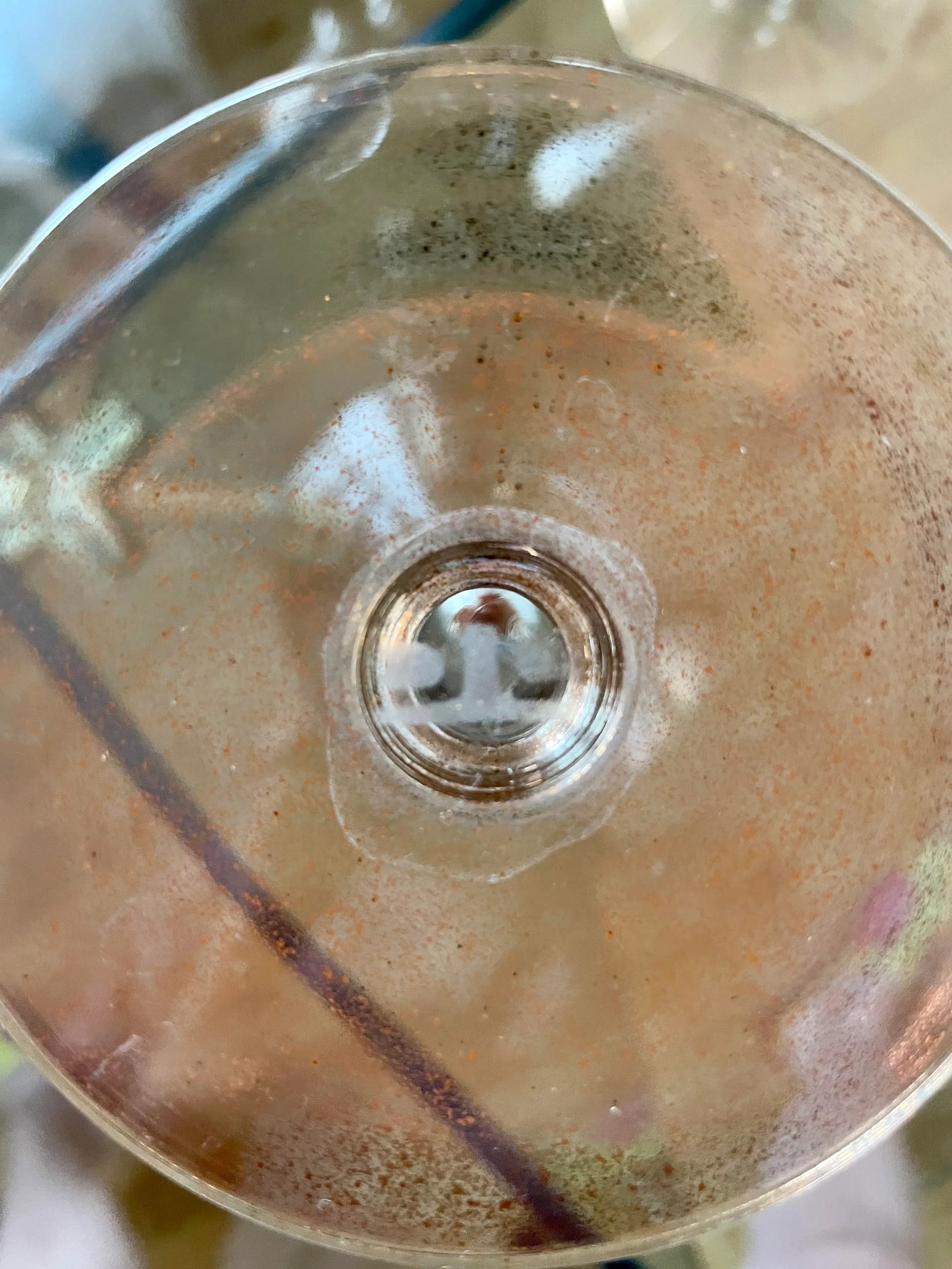Vintage Dorothy Thorpe Gold Fleck Cocktail/Champagne Glasses- Set of 6 - 12