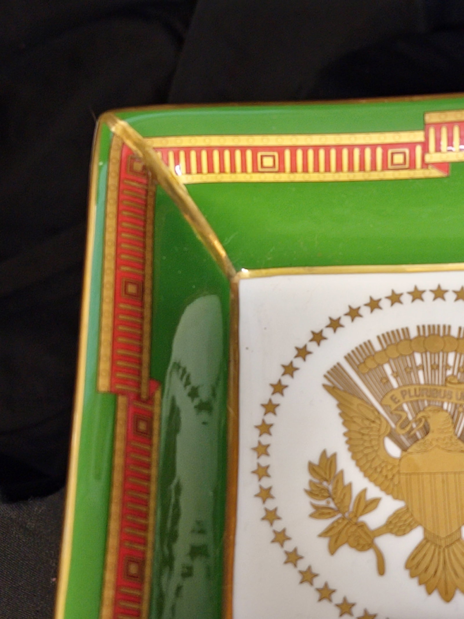 Rare Halcyon Days White House ~ United States Presidential ~ Handcrafted Fine Bone China - 2