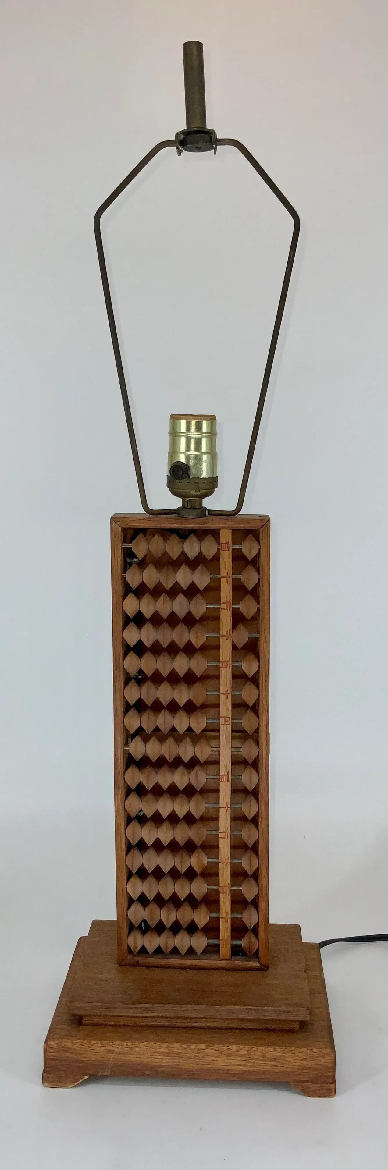 Vintage Chinese Abacus Lamp - 10