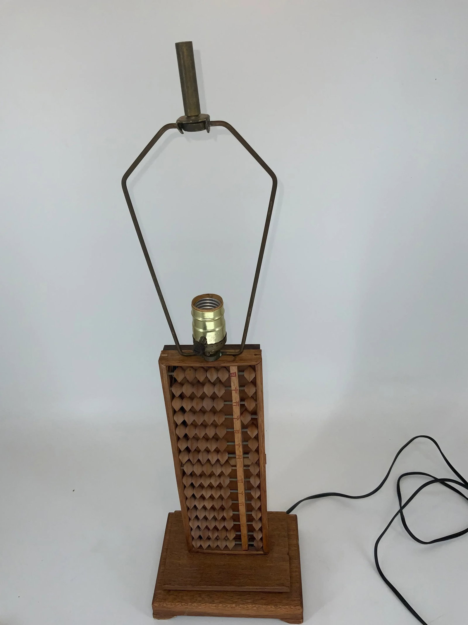 Vintage Chinese Abacus Lamp - 2