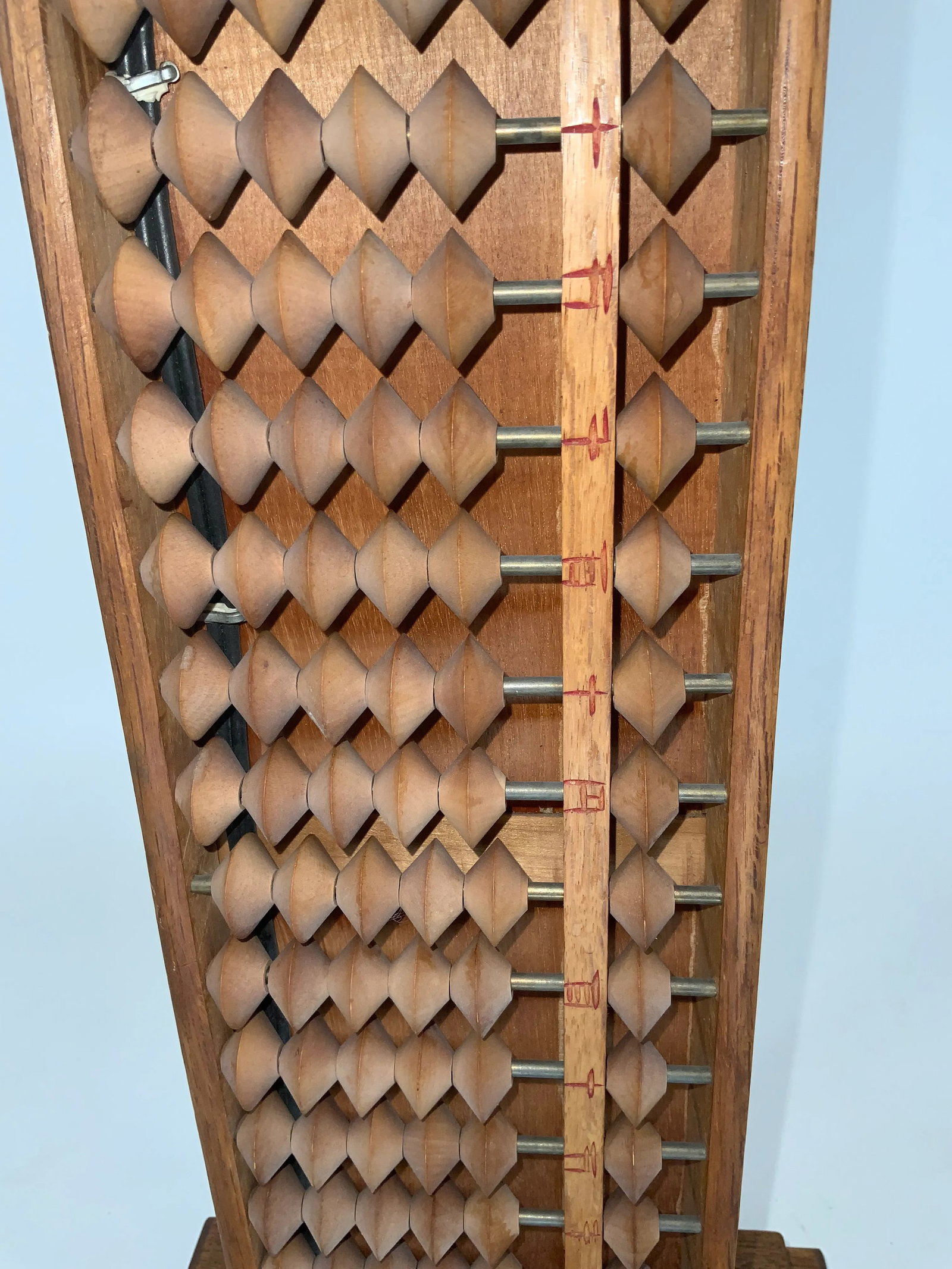 Vintage Chinese Abacus Lamp - 8