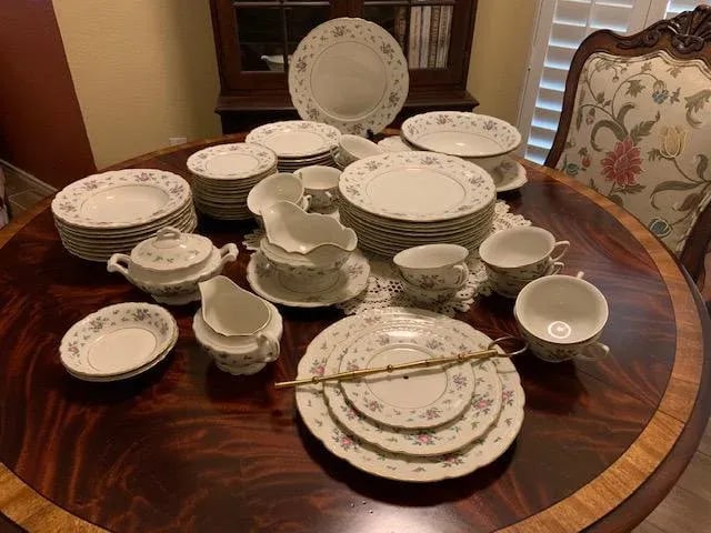 Vintage Princess China Dinnerware - 63 Pieces - 13
