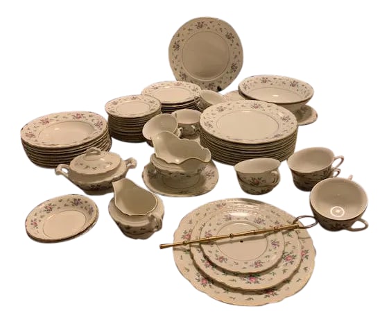 Vintage Princess China Dinnerware - 63 Pieces (1 of 13)