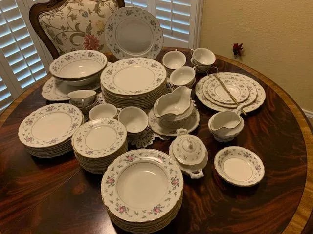 Vintage Princess China Dinnerware - 63 Pieces - 2