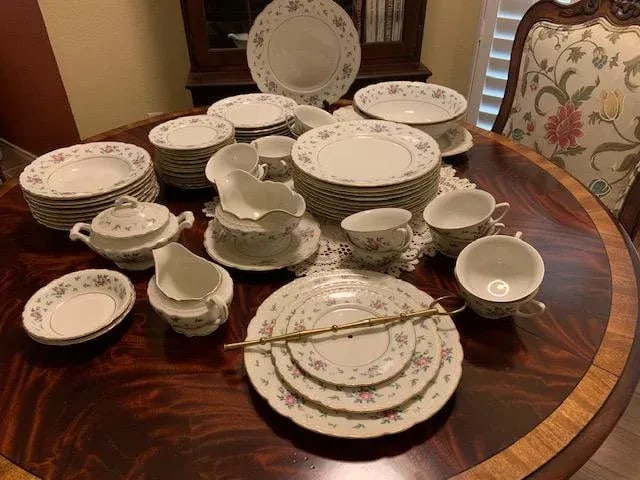 Vintage Princess China Dinnerware - 63 Pieces - 8