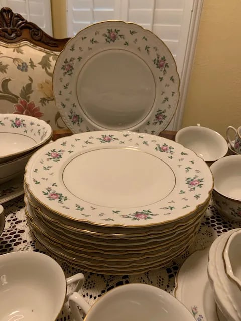 Vintage Princess China Dinnerware - 63 Pieces - 9
