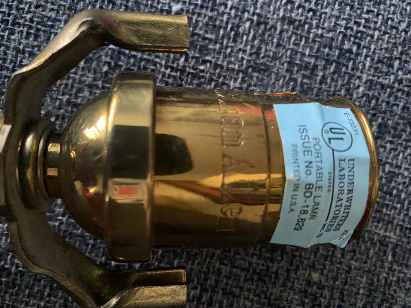 Vintage 1990s Ethan Allen Brass Urn Shaped Lamp - 7