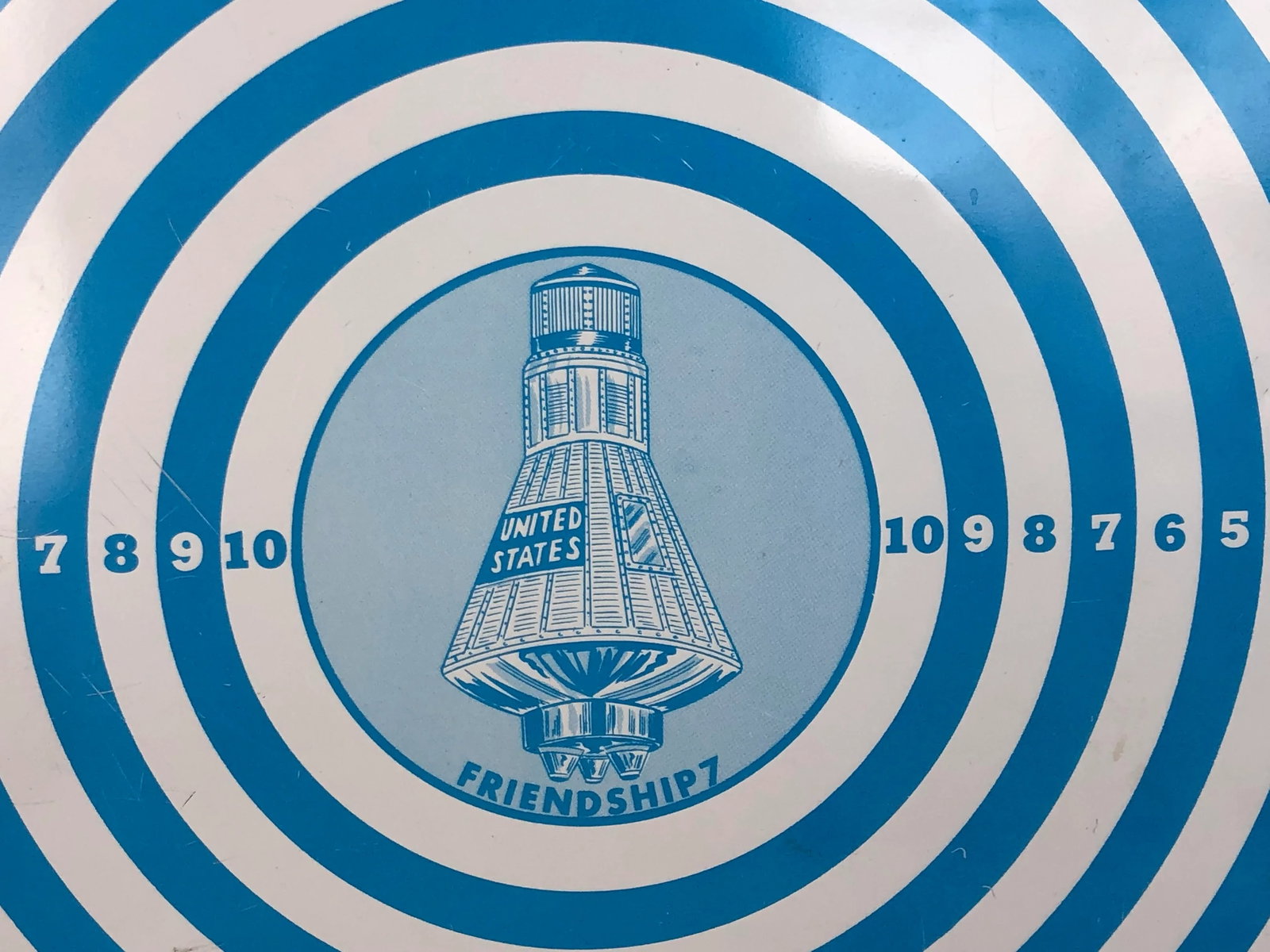 Vintage 1960s Space Age Game Target for Wall Decor - 10