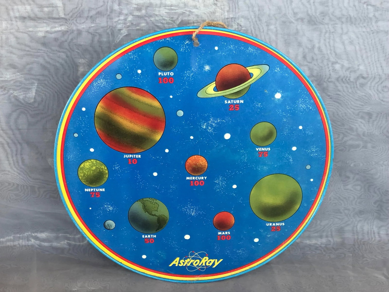 Vintage 1960s Space Age Game Target for Wall Decor - 4