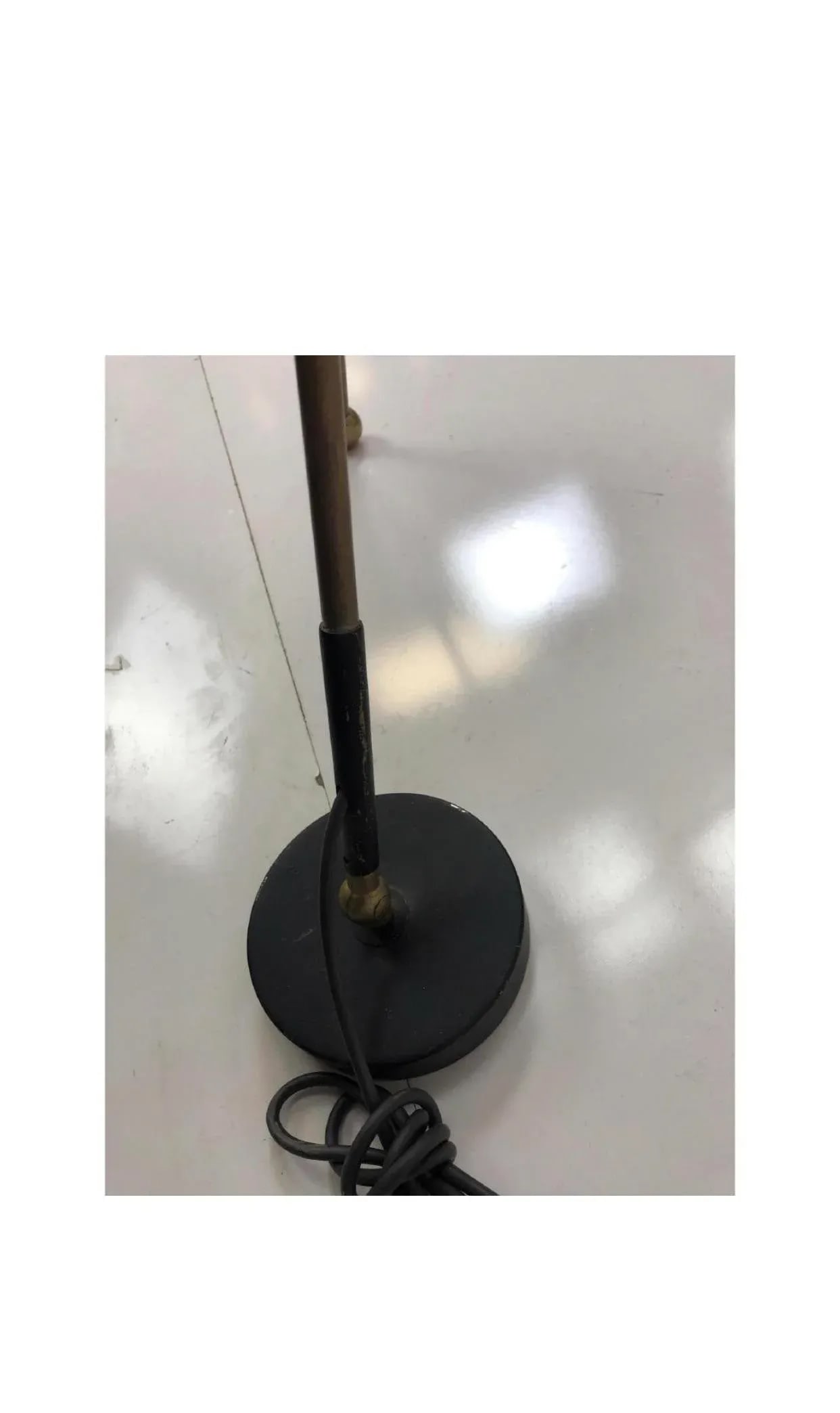 Mid 20th Century Bronze Adjustable Floor Lamps - a Pair - 6