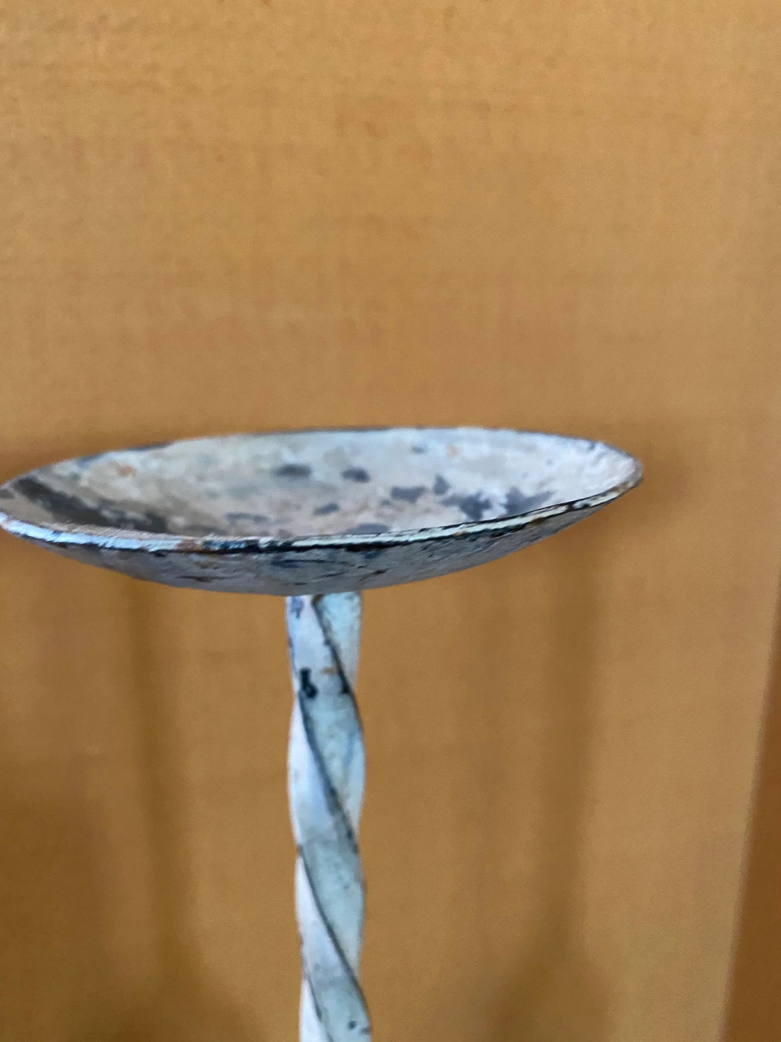 Vintage Itialian Style Iron Candle Holders - a Pair - 7