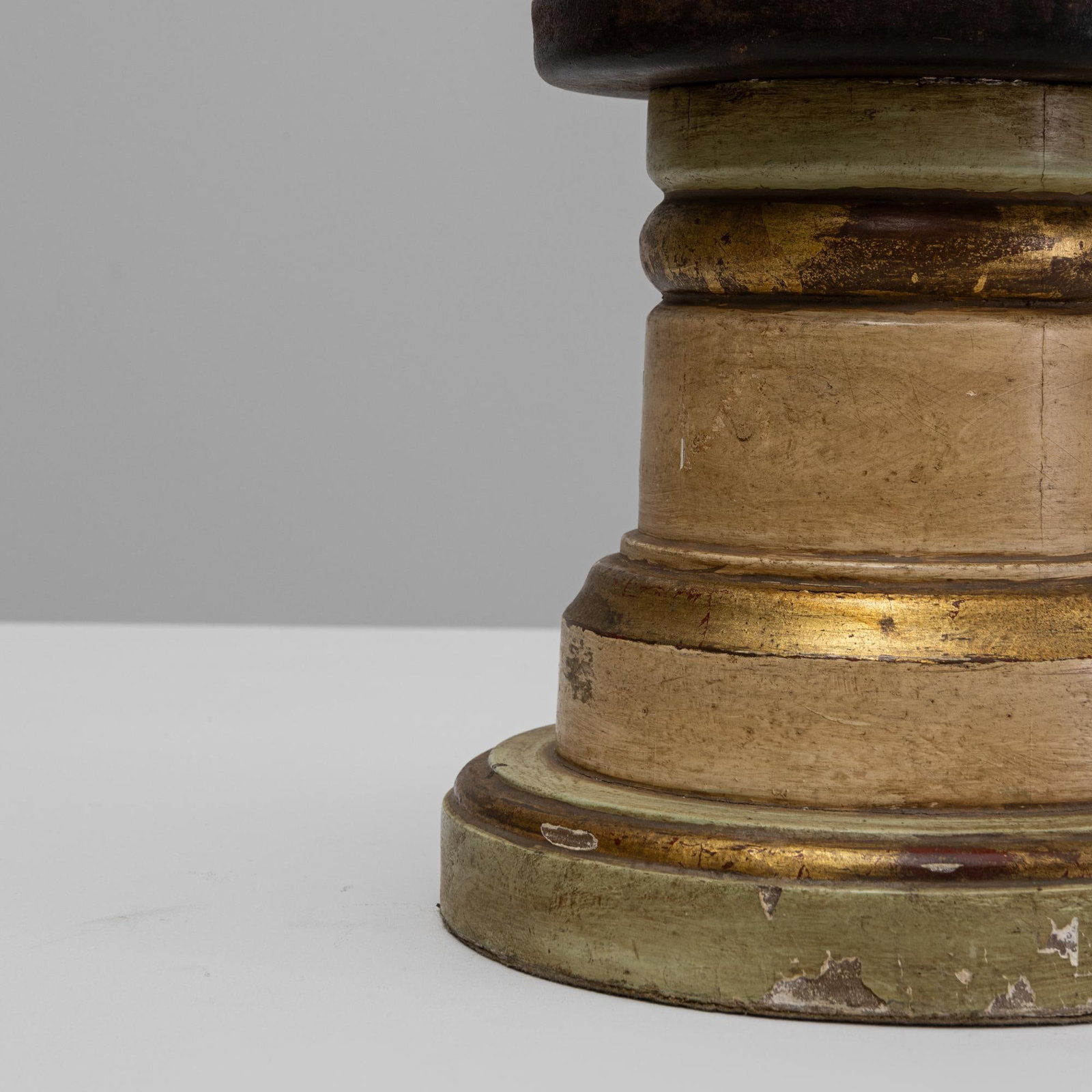19th Century French Wooden Candlestick Holder - 14