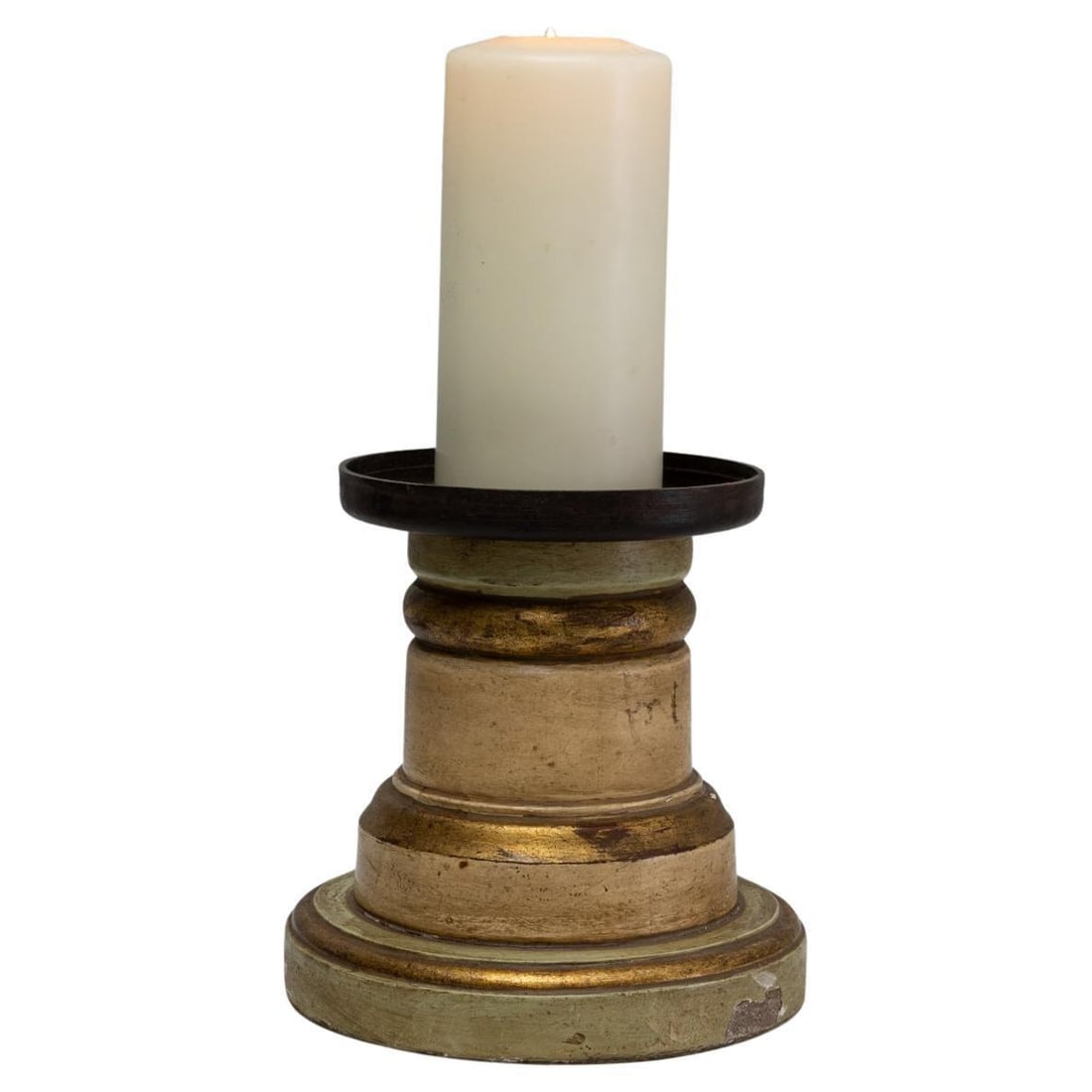19th Century French Wooden Candlestick Holder - 15